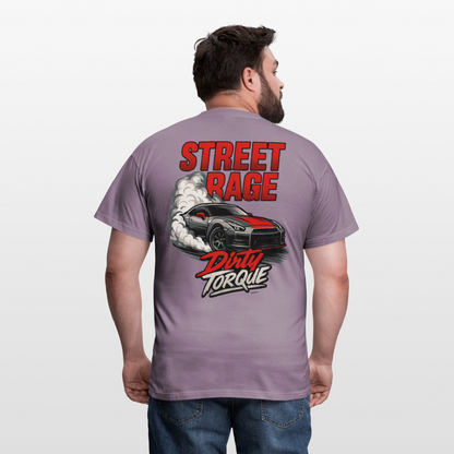 DirtyTorque Street Rage Tee Men - Lilagrau 