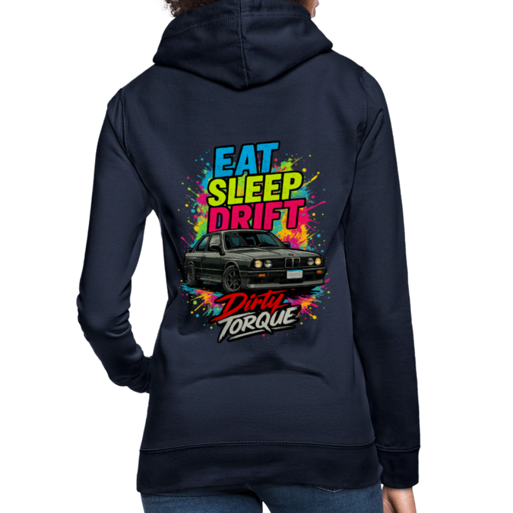 DirtyTorque Eat Sleep Drift Hoodie Women - Navy