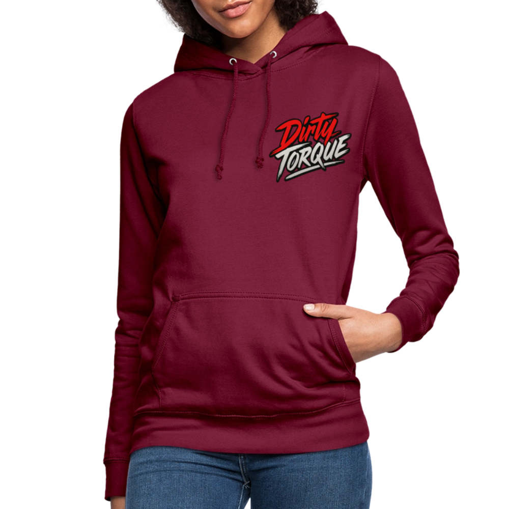 DirtyTorque Eat Sleep Boost Frauen Hoodie - Bordeaux
