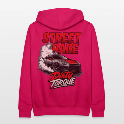 DirtyTorque Street Rage Hoodie Women - dunkles Pink