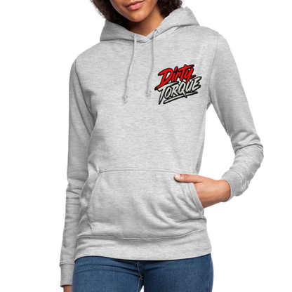 DirtyTorque Eat Sleep Boost Frauen Hoodie - Hellgrau meliert