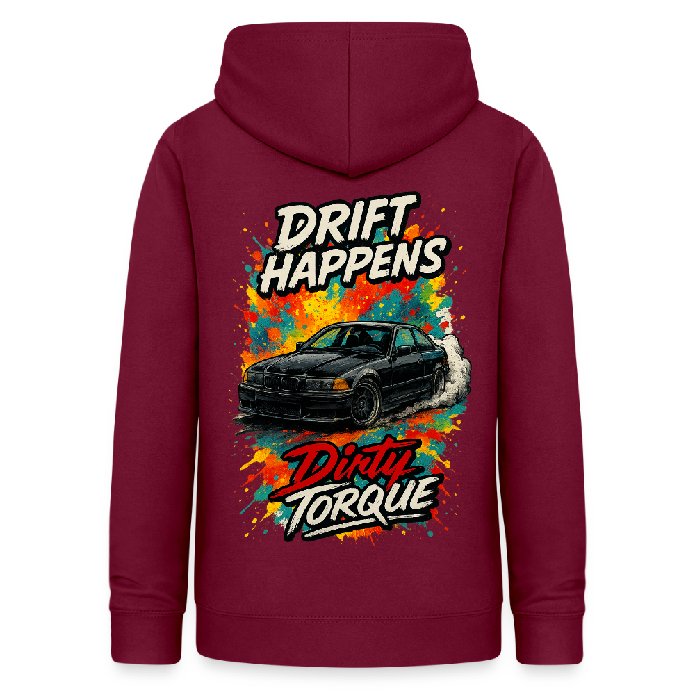 DirtyTorque E36 Drift Frauen Hoodie - Bordeaux