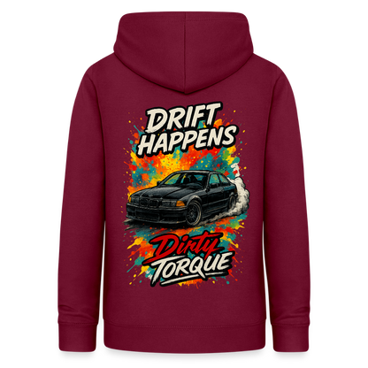 DirtyTorque E36 Drift Frauen Hoodie - Bordeaux