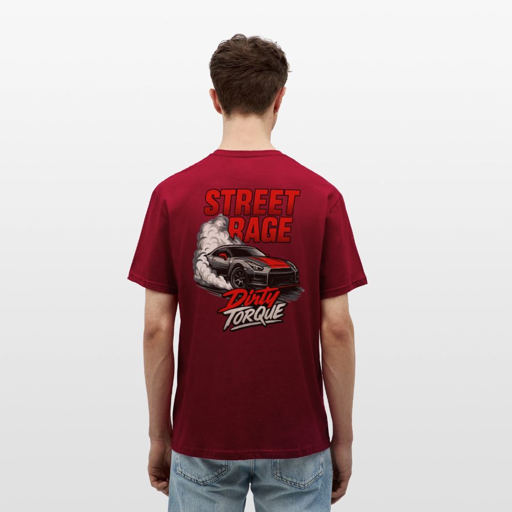 DirtyTorque Street Rage Tee Men - Ziegelrot