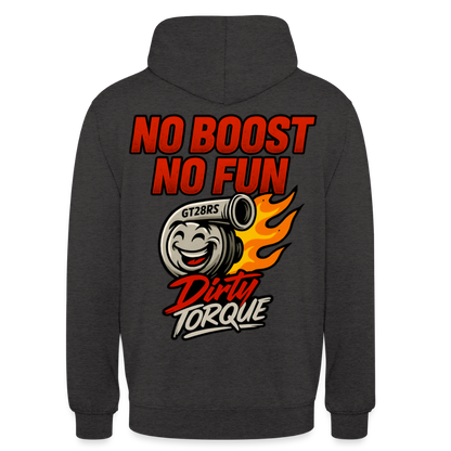 DirtyTorque No Boost No Fun Hoodie Unisex - Anthrazit