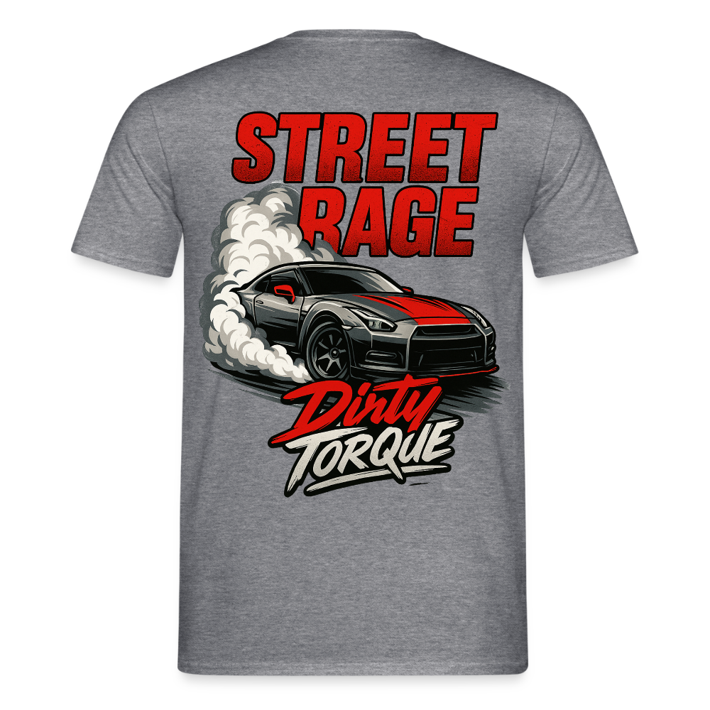 DirtyTorque Street Rage Tee Men - Graphit meliert