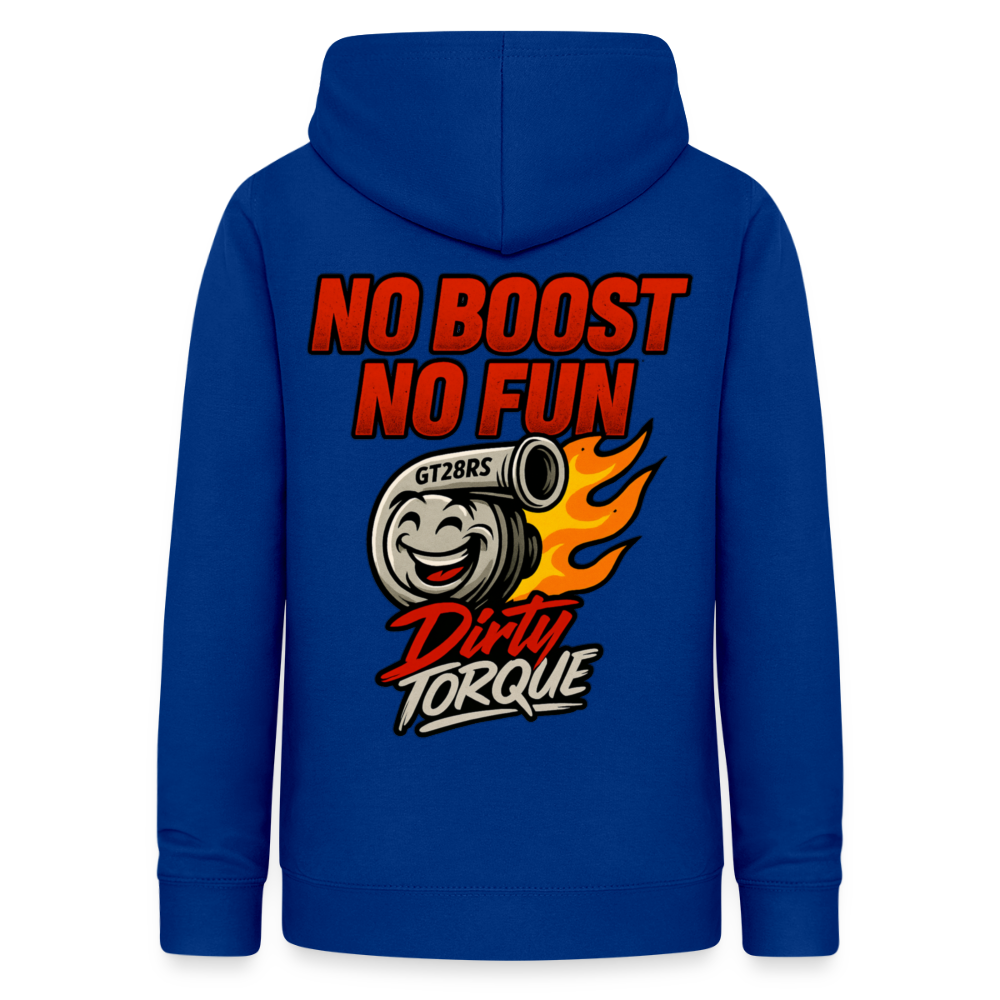 DirtyTorque No Boost No Fun Hoodie Women - Royalblau
