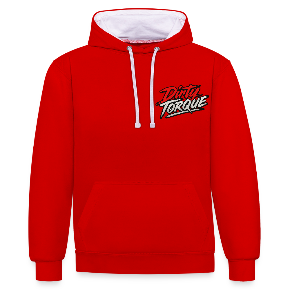 DirtyTorque Eat Sleep Drift  Premium Hoodie Unisex - Rot/Weiß