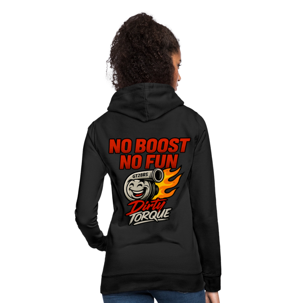 DirtyTorque No Boost No Fun Hoodie Women - Schwarz