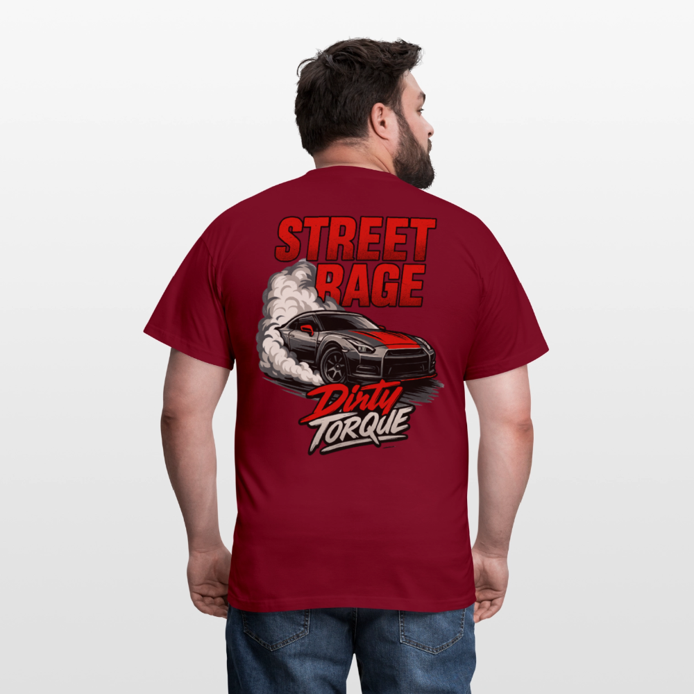 DirtyTorque Street Rage Tee Men - Ziegelrot