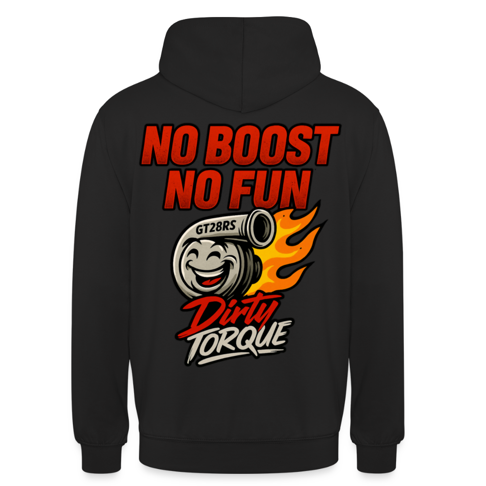 DirtyTorque No Boost No Fun Hoodie Unisex - Schwarz