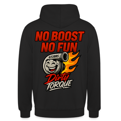 DirtyTorque No Boost No Fun Hoodie Unisex - Schwarz