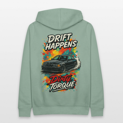 DirtyTorque E36 Drift Frauen Hoodie - Graugrün