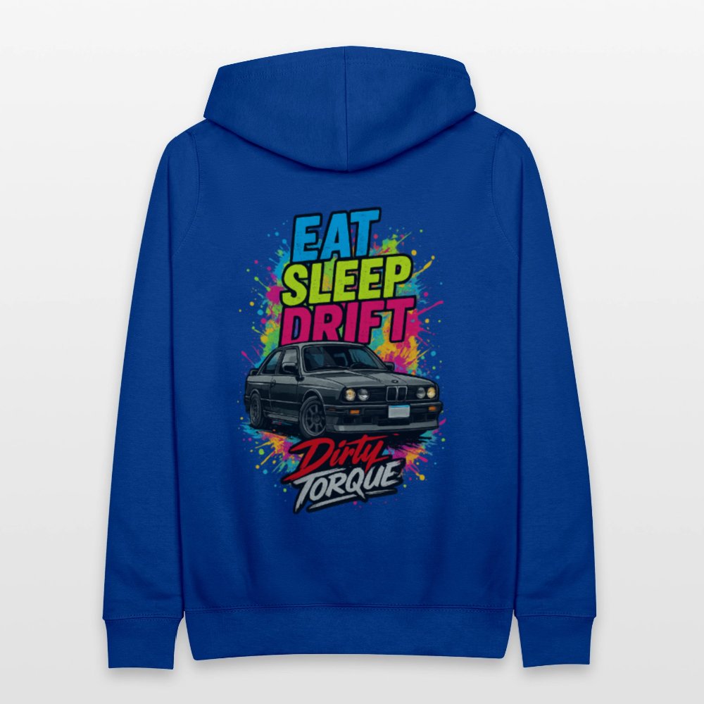 DirtyTorque Eat Sleep Drift Hoodie Women - Royalblau
