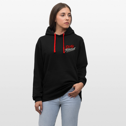 DirtyTorque E36 Drift  Premium Hoodie Unisex - Schwarz/Rot