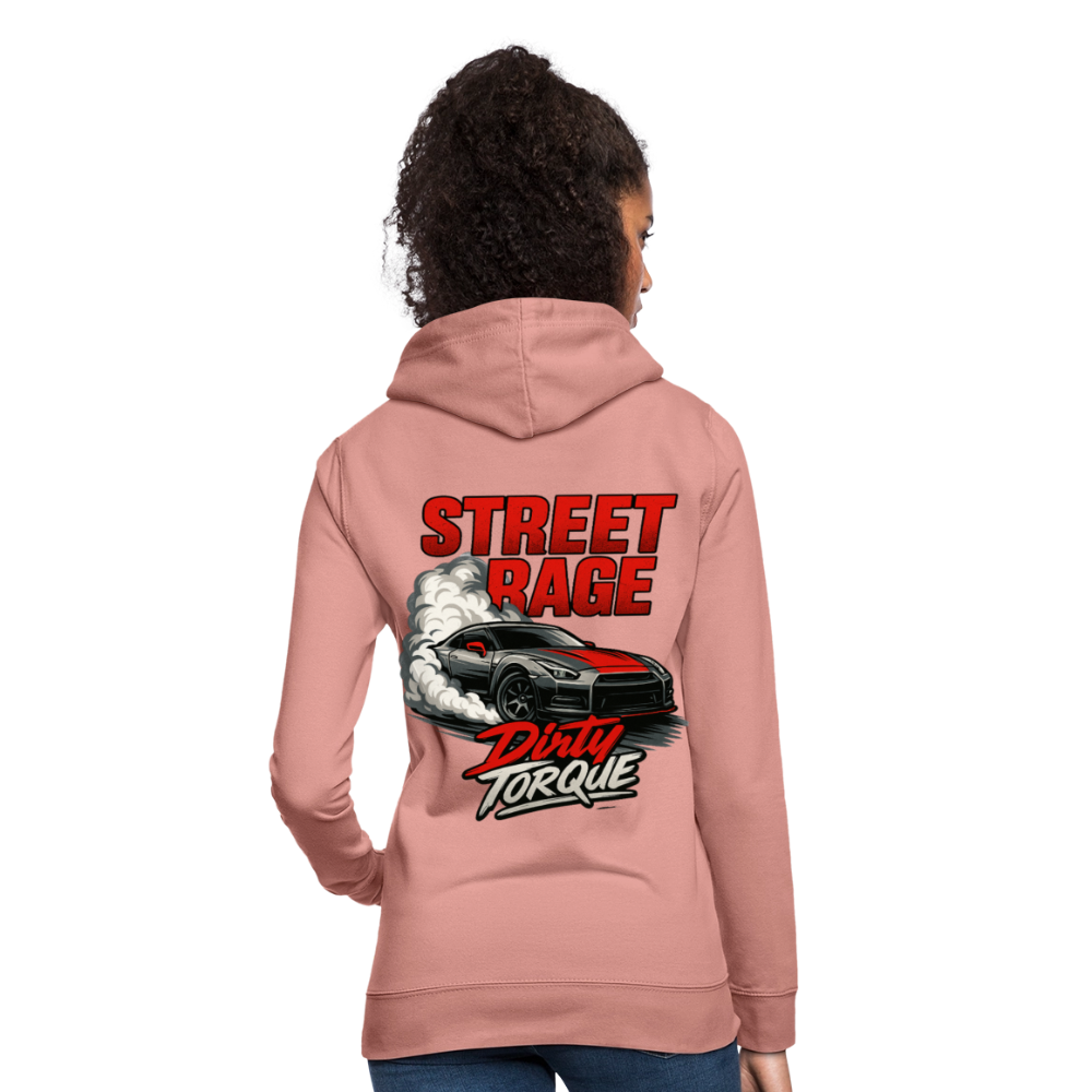 DirtyTorque Street Rage Hoodie Women - Altrosa