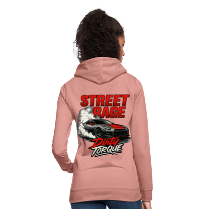 DirtyTorque Street Rage Hoodie Women - Altrosa