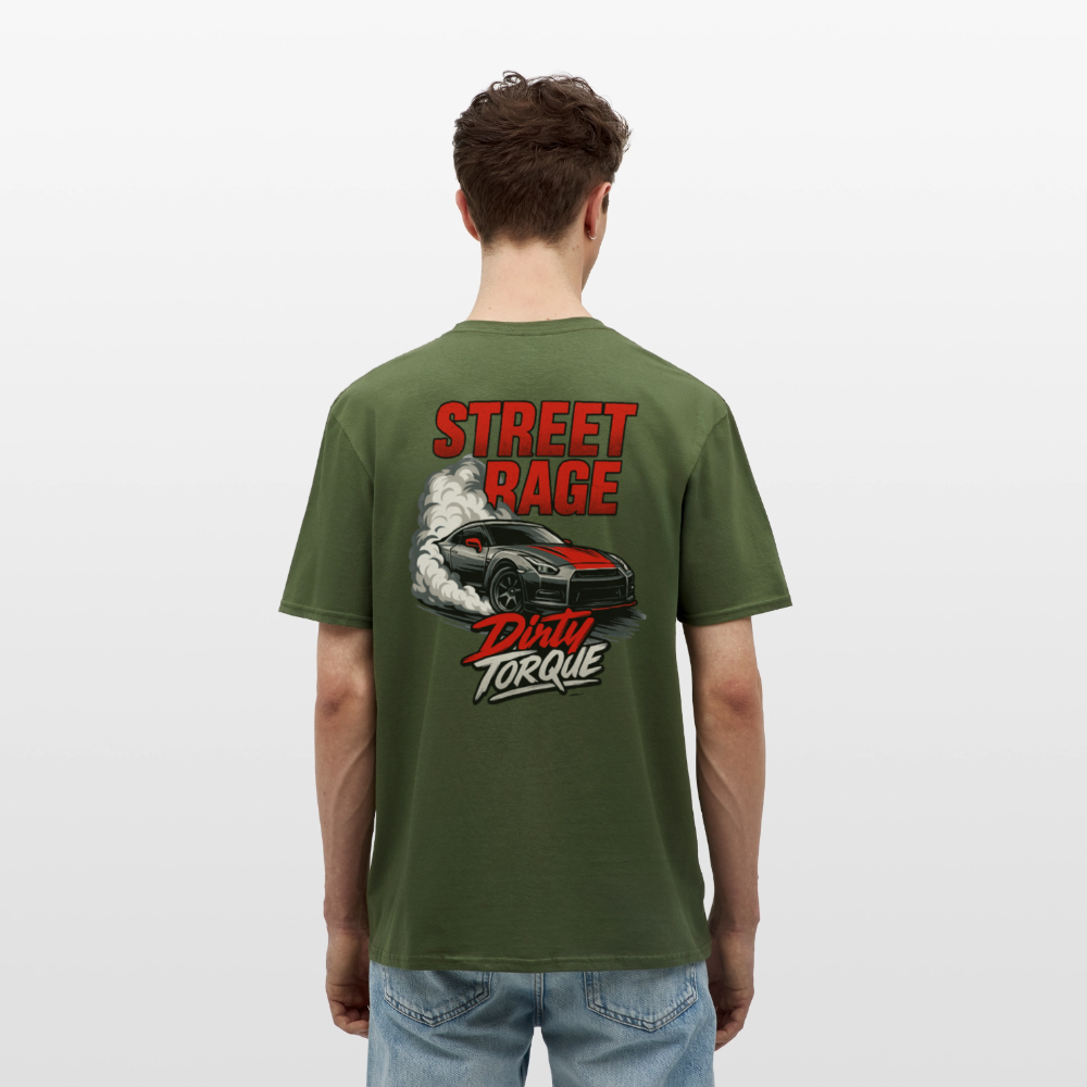 DirtyTorque Street Rage Tee Men - Militärgrün