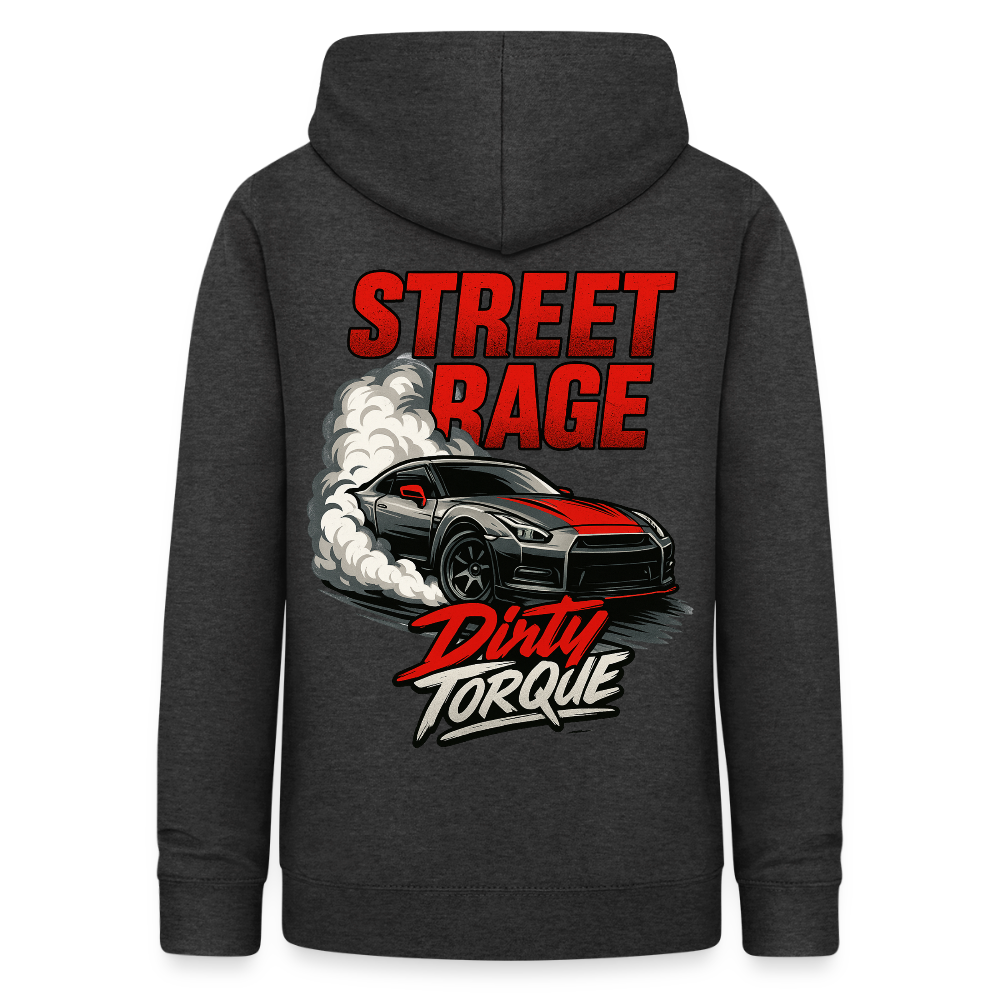 DirtyTorque Street Rage Hoodie Women - Anthrazit