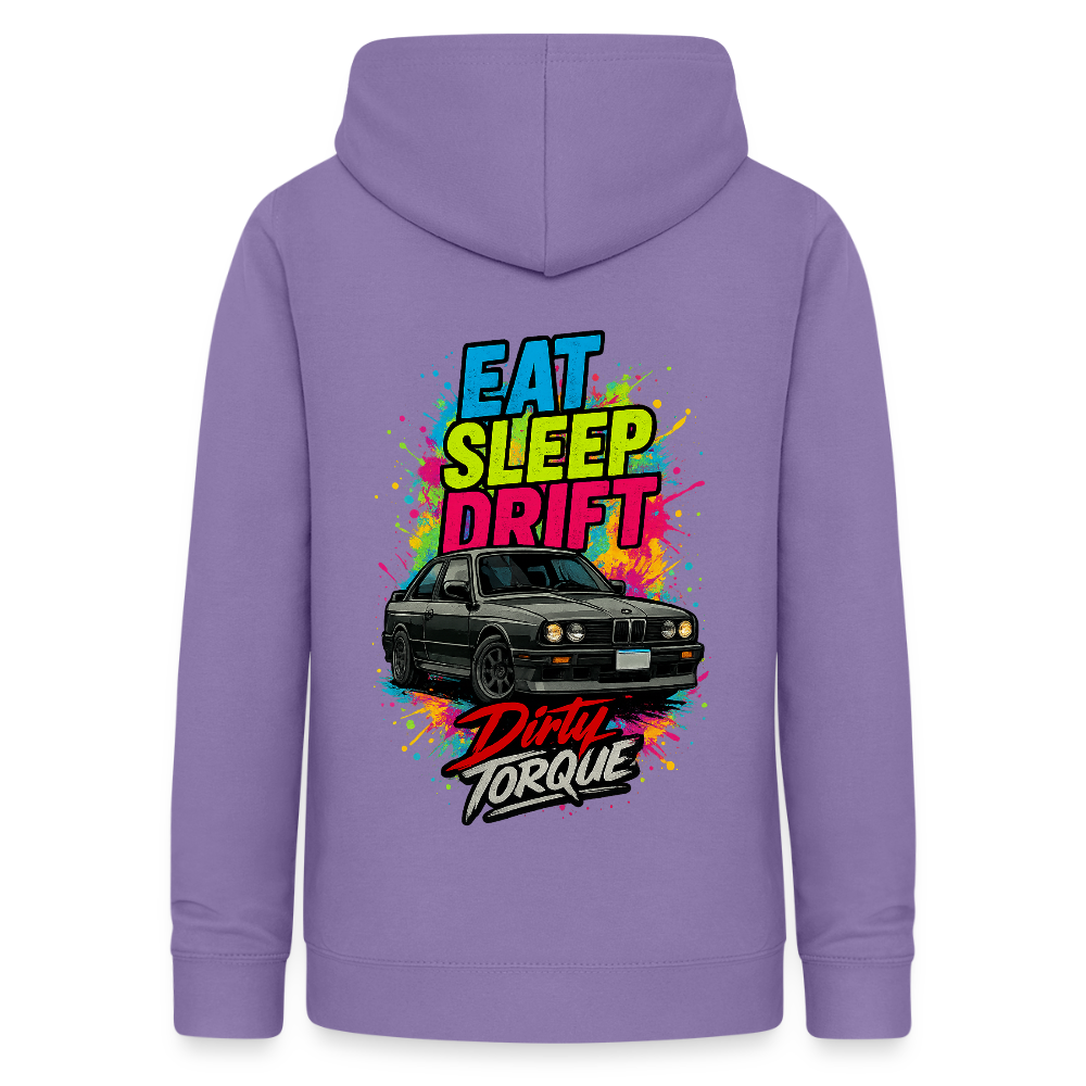 DirtyTorque Eat Sleep Drift Hoodie Women - Lavendel