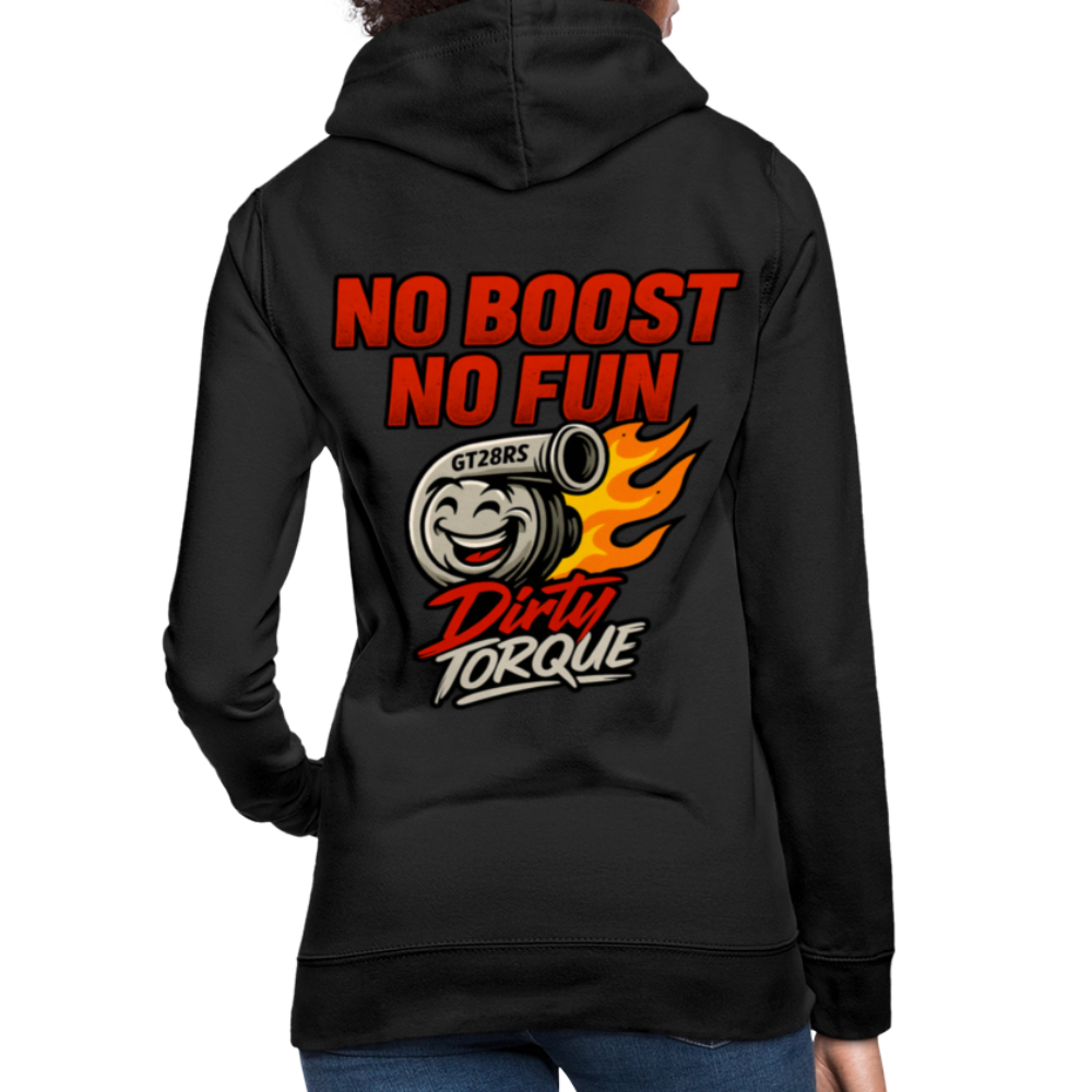 DirtyTorque No Boost No Fun Hoodie Women - Schwarz