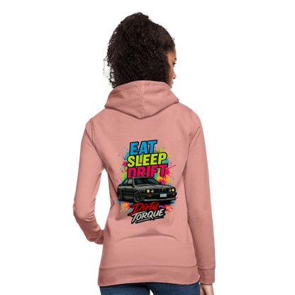 DirtyTorque Eat Sleep Drift Hoodie Women - Altrosa