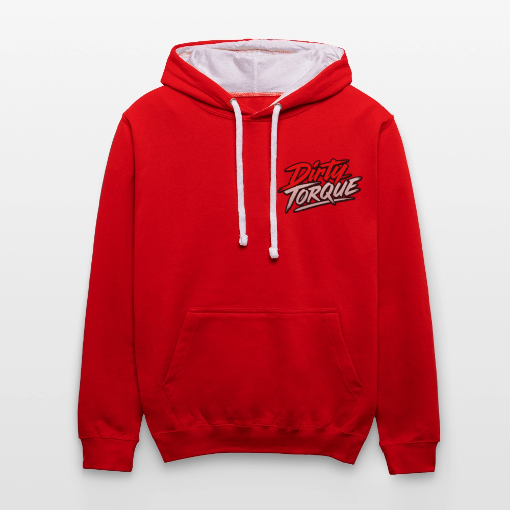DirtyTorque E36 Drift  Premium Hoodie Unisex - Rot/Weiß