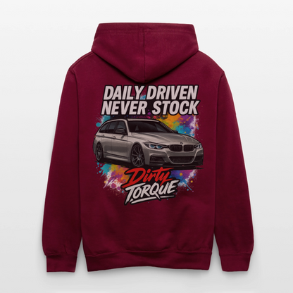 DirtyTorque Daily  Premium Hoodie Unisex - Weinrot/Anthrazit