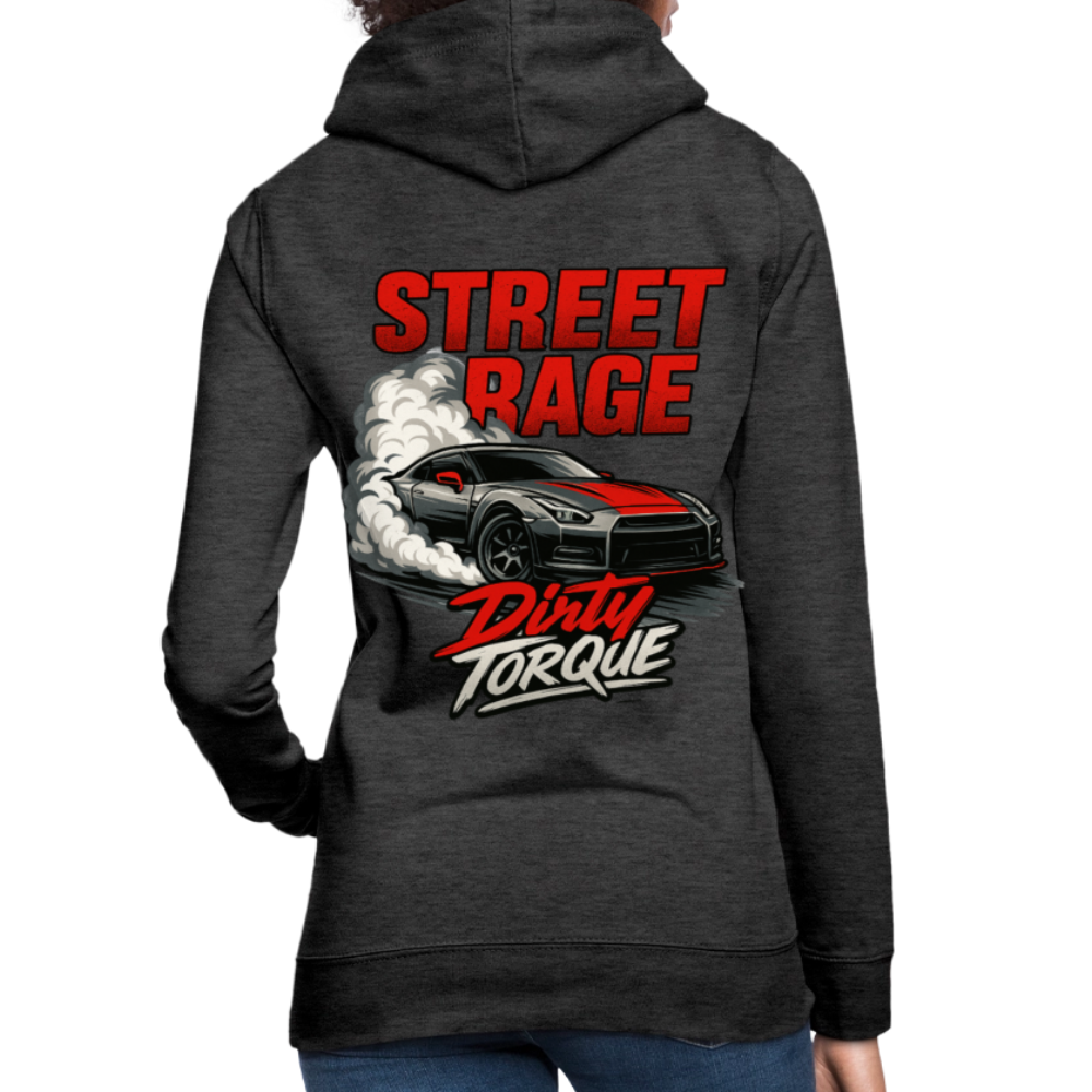 DirtyTorque Street Rage Hoodie Women - Anthrazit