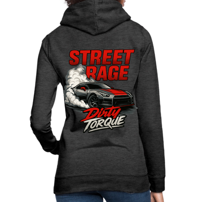 DirtyTorque Street Rage Hoodie Women - Anthrazit