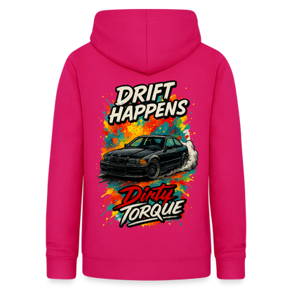 DirtyTorque E36 Drift Frauen Hoodie - dunkles Pink