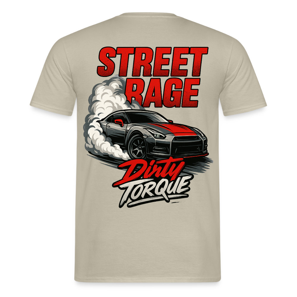 DirtyTorque Street Rage Tee Men - Sandbeige