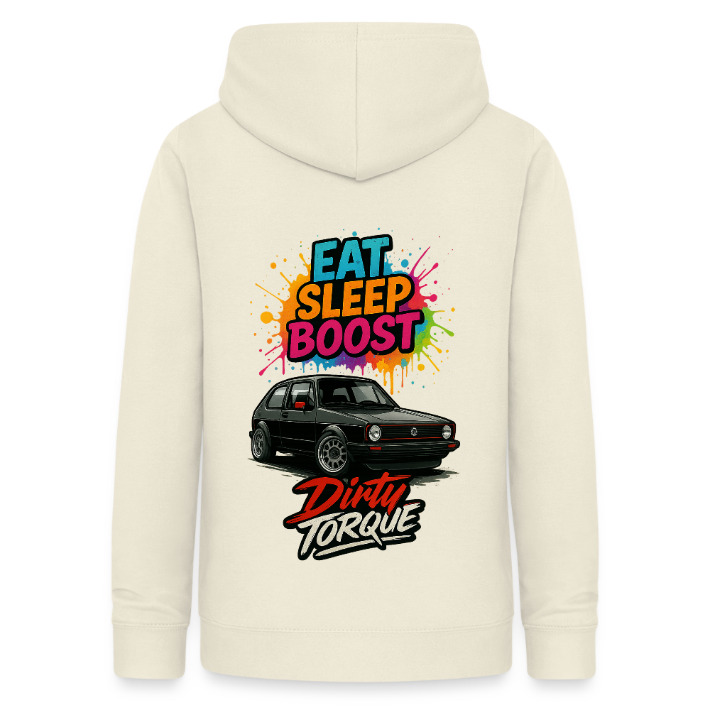 DirtyTorque Eat Sleep Boost Frauen Hoodie - Vanille-Milchshake