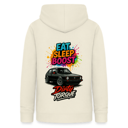 DirtyTorque Eat Sleep Boost Frauen Hoodie - Vanille-Milchshake
