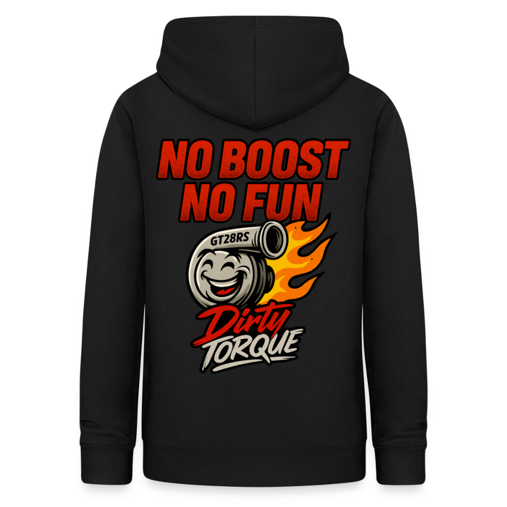 DirtyTorque No Boost No Fun Hoodie Women - Schwarz