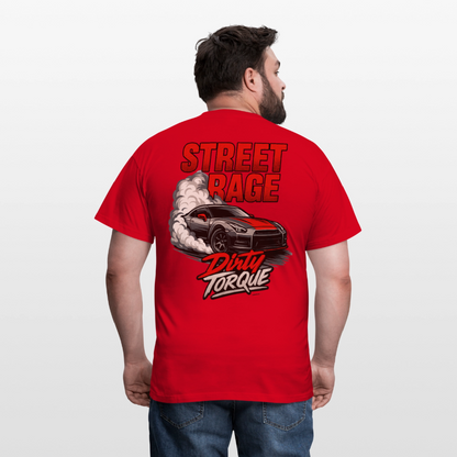 DirtyTorque Street Rage Tee Men - Rot