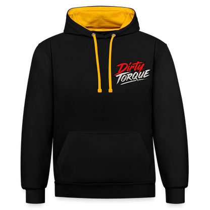 DirtyTorque E36 Drift  Premium Hoodie Unisex - Schwarz/Gold