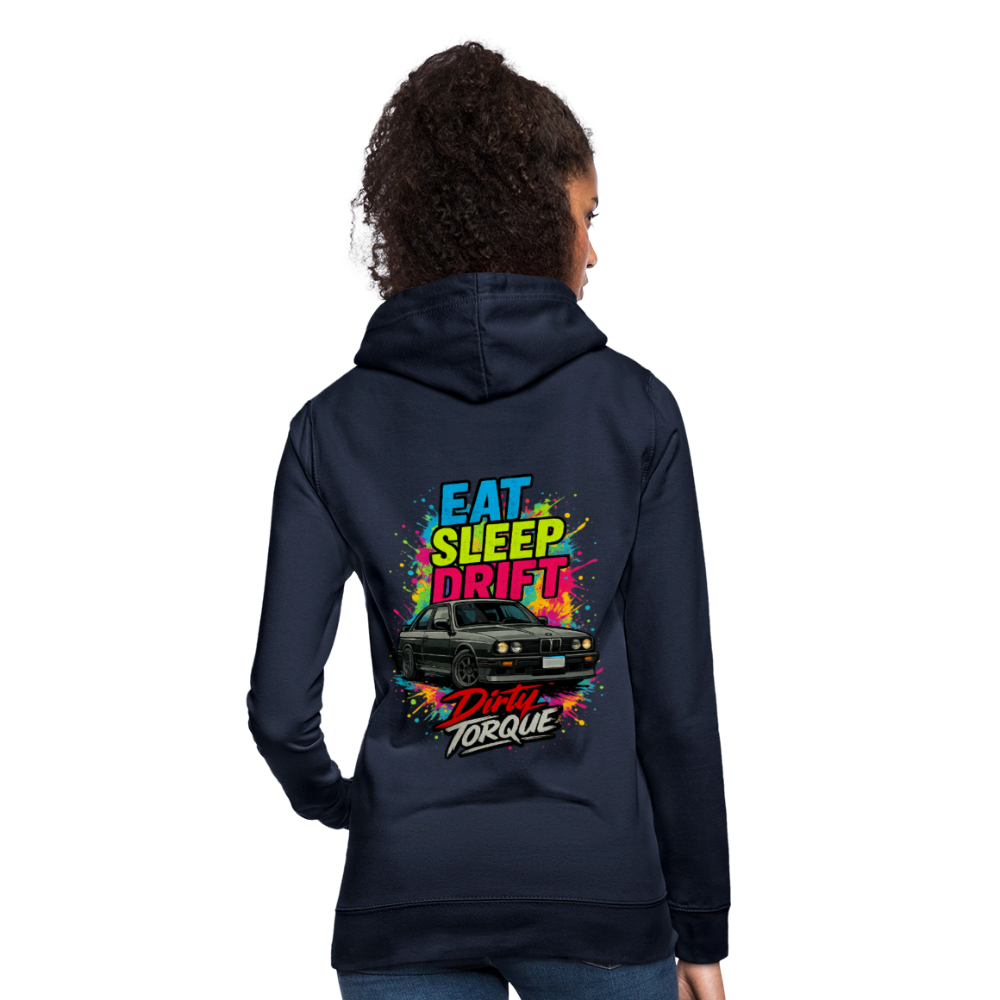 DirtyTorque Eat Sleep Drift Hoodie Women - Navy