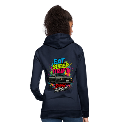 DirtyTorque Eat Sleep Drift Hoodie Women - Navy