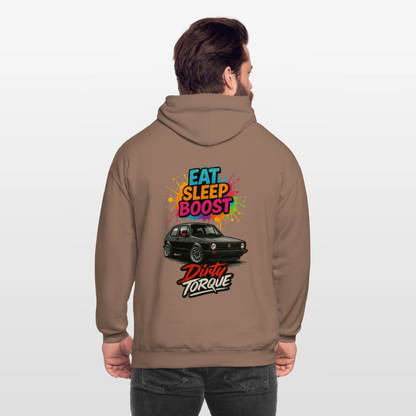 DirtyTorque Eat Sleep Boost Hoodie Unisex - Mokka