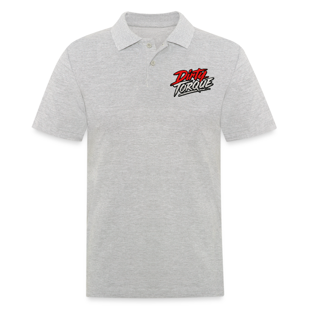 Männer Poloshirt - Grau meliert
