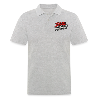 Männer Poloshirt - Grau meliert