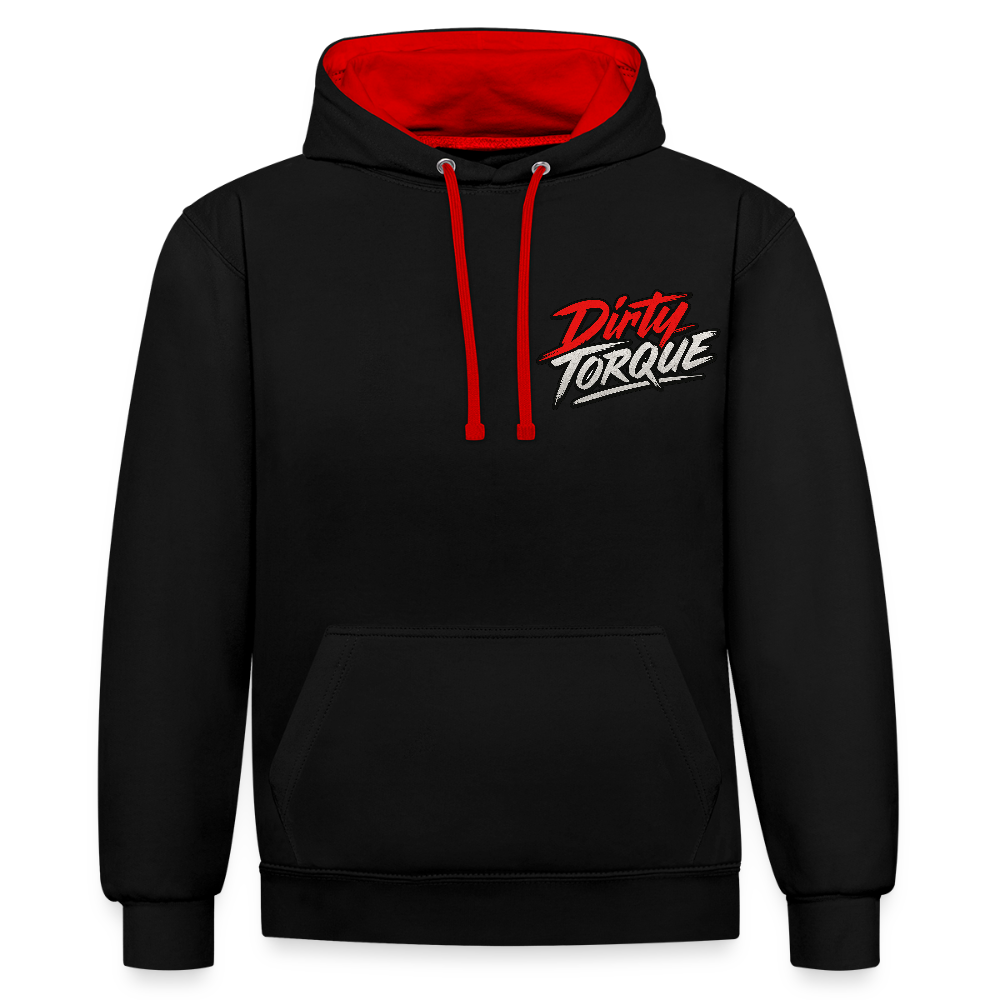 DirtyTorque Eat Sleep Drift  Premium Hoodie Unisex - Schwarz/Rot