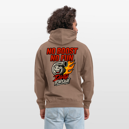 DirtyTorque No Boost No Fun Hoodie Unisex - Mokka