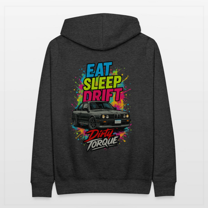 DirtyTorque Eat Sleep Drift Hoodie Women - Anthrazit