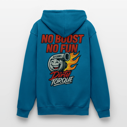 DirtyTorque No Boost No Fun Hoodie Unisex - Tiefseeblau 