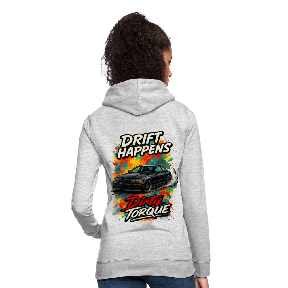 DirtyTorque E36 Drift Frauen Hoodie - Hellgrau meliert