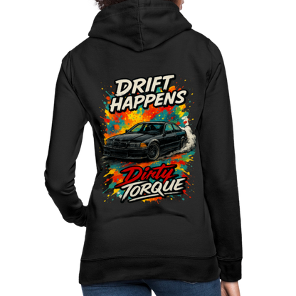 DirtyTorque E36 Drift Frauen Hoodie - Schwarz