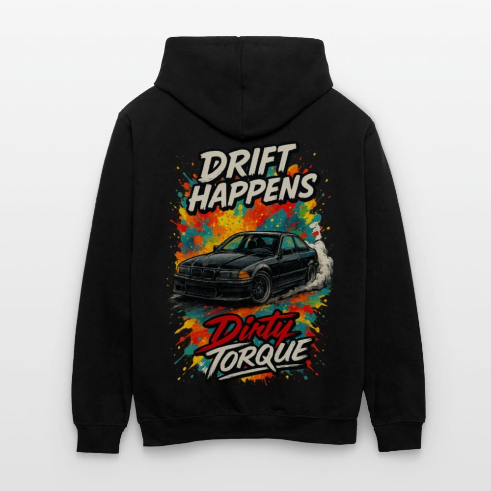 DirtyTorque E36 Drift  Premium Hoodie Unisex - Schwarz/Rot