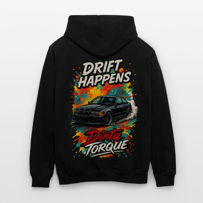 DirtyTorque E36 Drift  Premium Hoodie Unisex - Schwarz/Rot